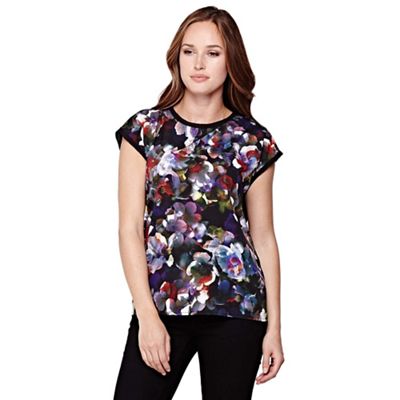 Multicoloured Cherry Blossom Detail Top